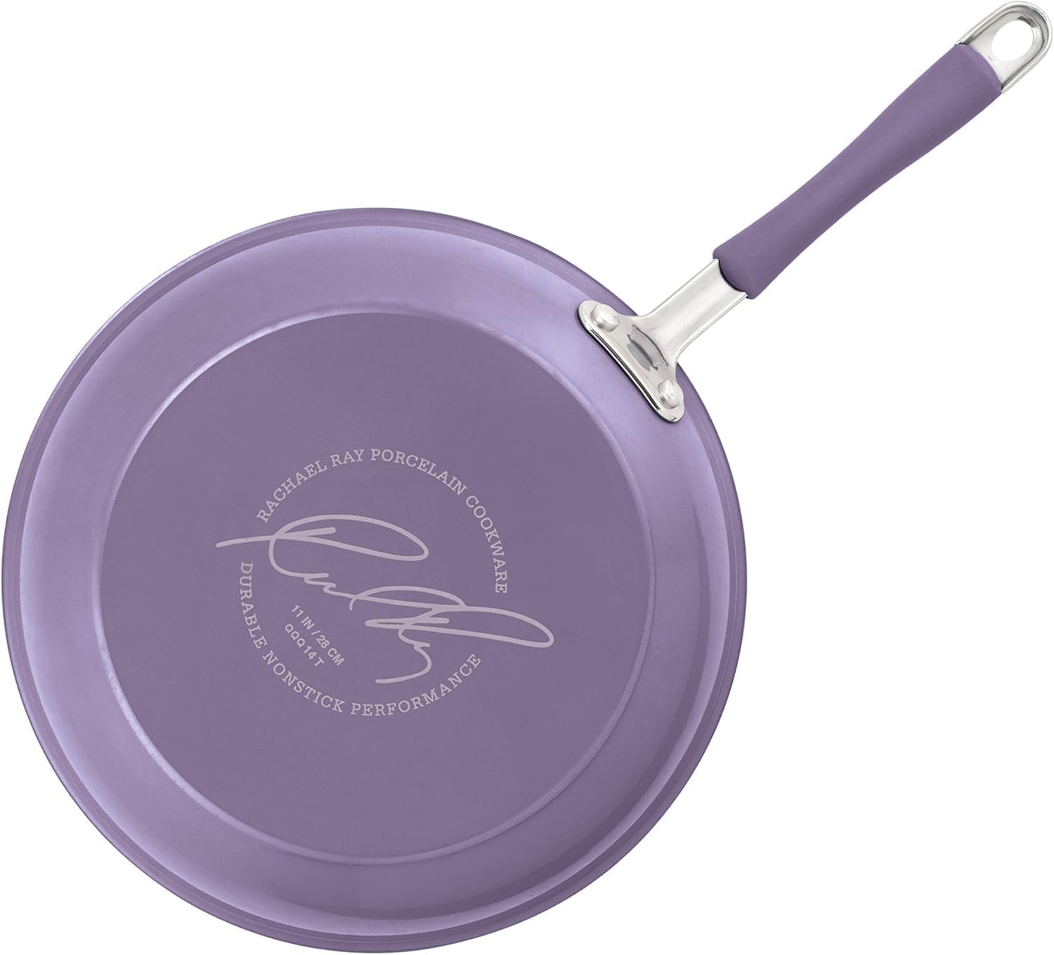 Rachael Ray Cucina Nonstick Cookware, Lavender Purple Pots and Pans Set, 12-Piece - Image 9